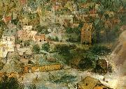 Pieter Bruegel detalj fran babels torn Germany oil painting artist